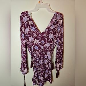 American Eagle Tasseled Romper